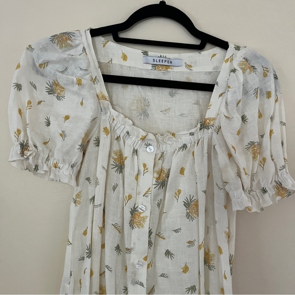 The Sleeper Brigitte Linen Maxi Dress in Mimosa. XS. EUC - Picture 8 of 11